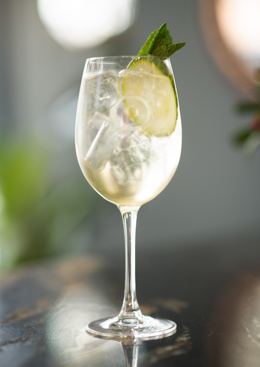 Lime mint spritz at La Petite Colline, Muswell Hill