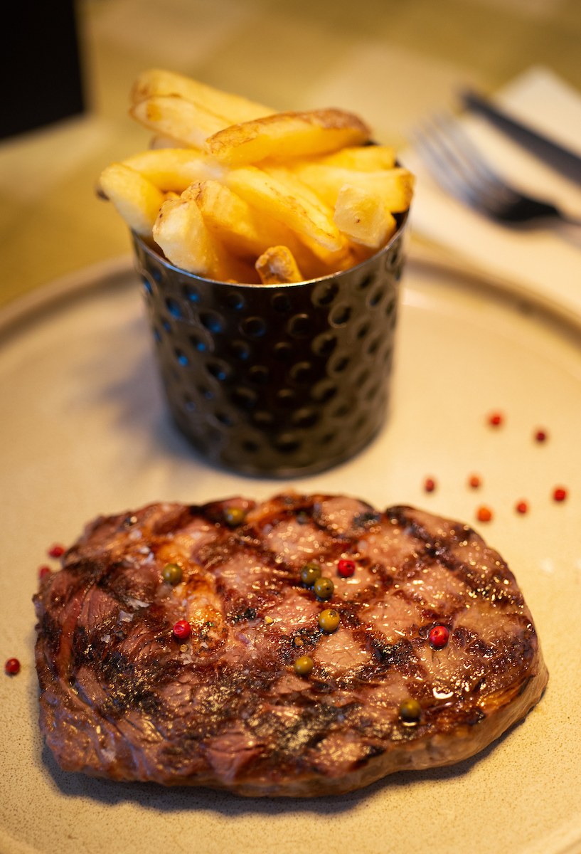 Steak frites at La Petite Colline, Muswell Hill